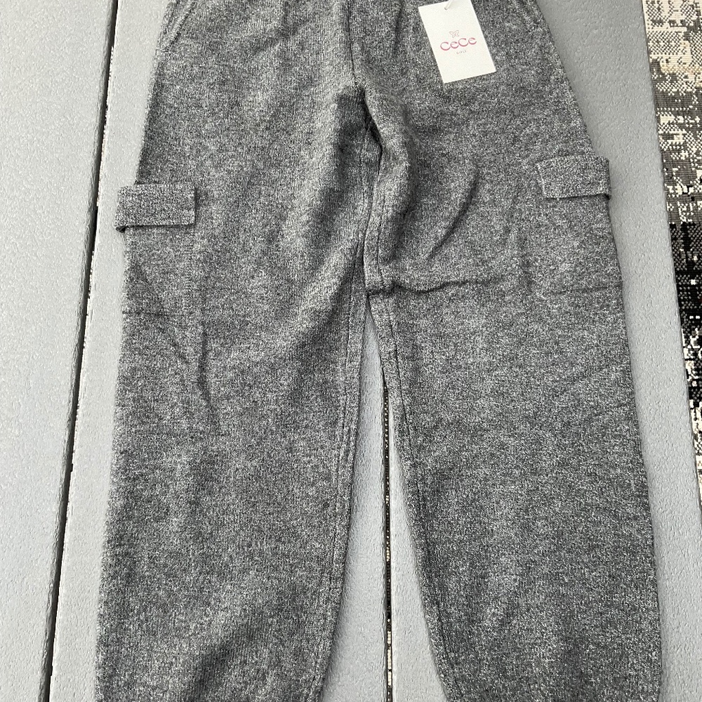 girls joggers gray CeCe brand